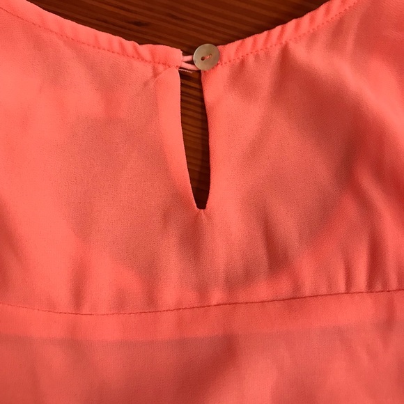 Coral Embroidered Dress - Picture 7 of 8